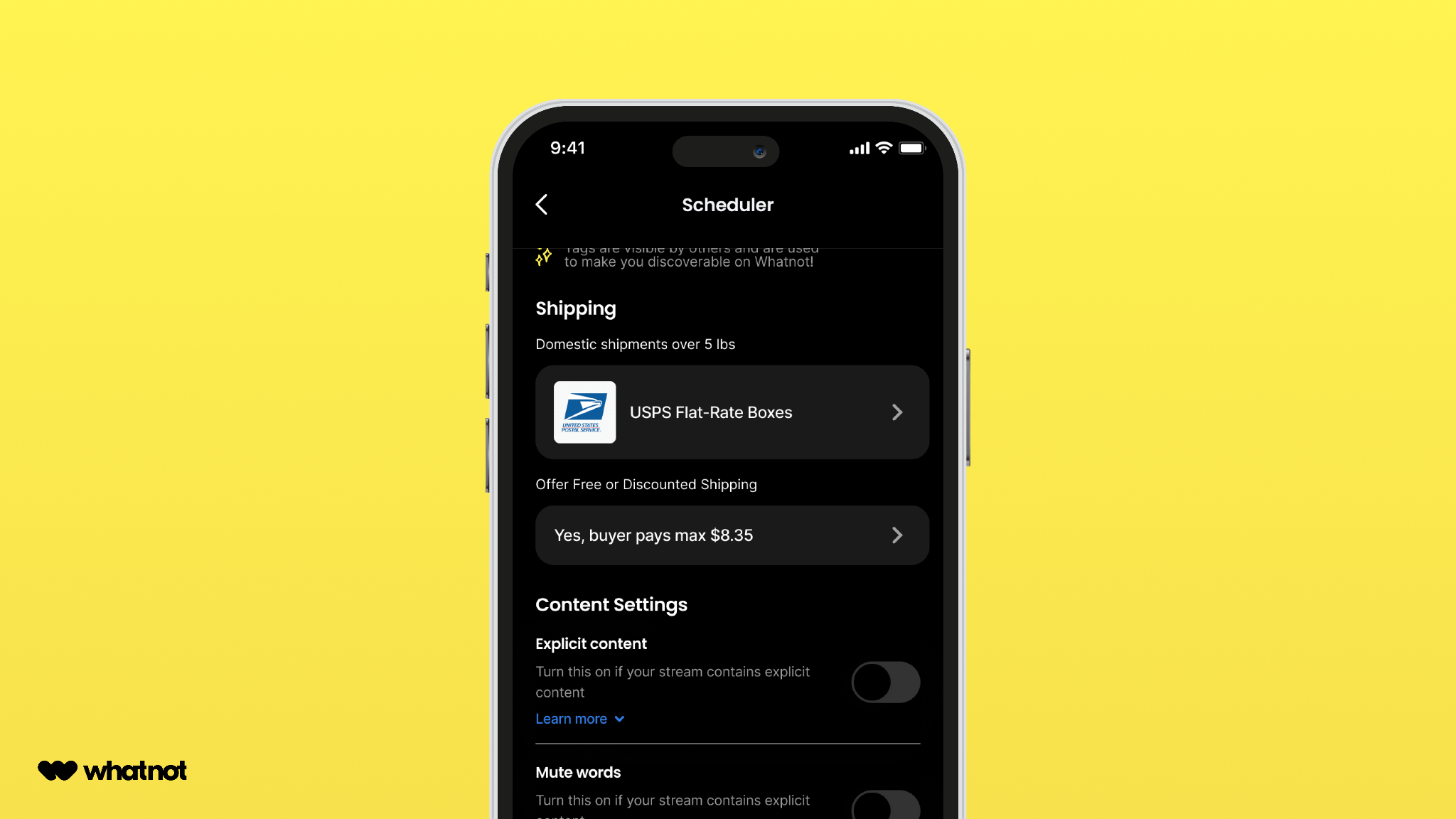 Shipping with FlatRate Packaging Whatnot