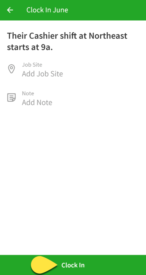 Clocking an Employee In or Out (Scheduling App) When I Work Help Center