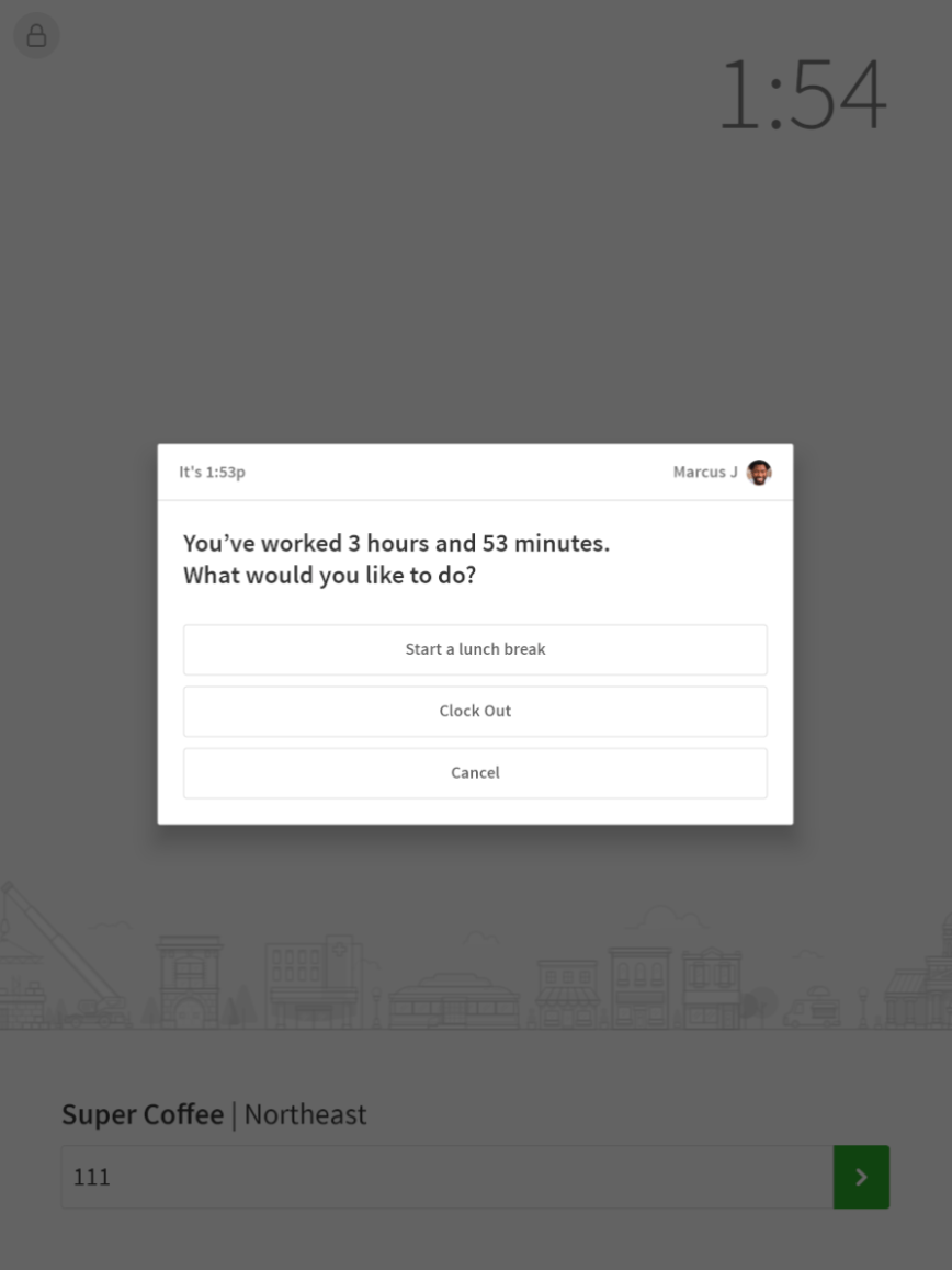 Clocking In and Out From a Time Clock Terminal When I Work Help Center