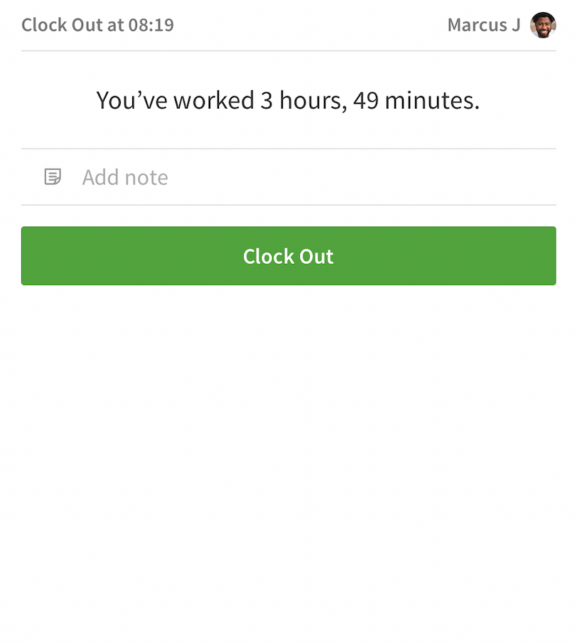 Clock In and Out From a Time Clock Terminal When I Work Help Center