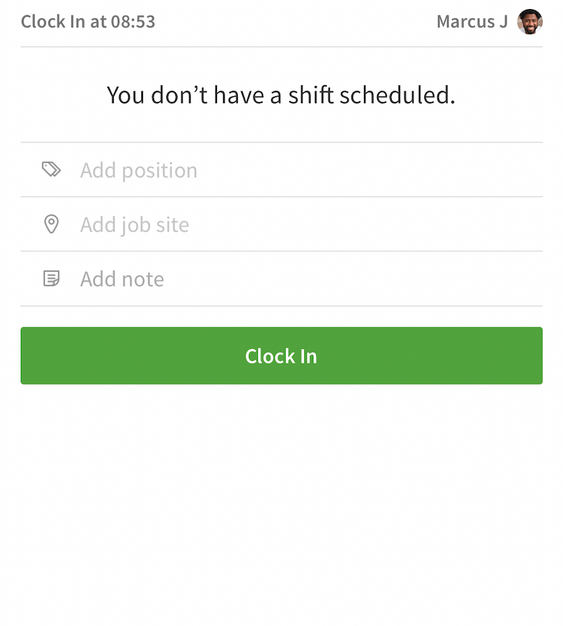 Clock In and Out From a Time Clock Terminal When I Work Help Center