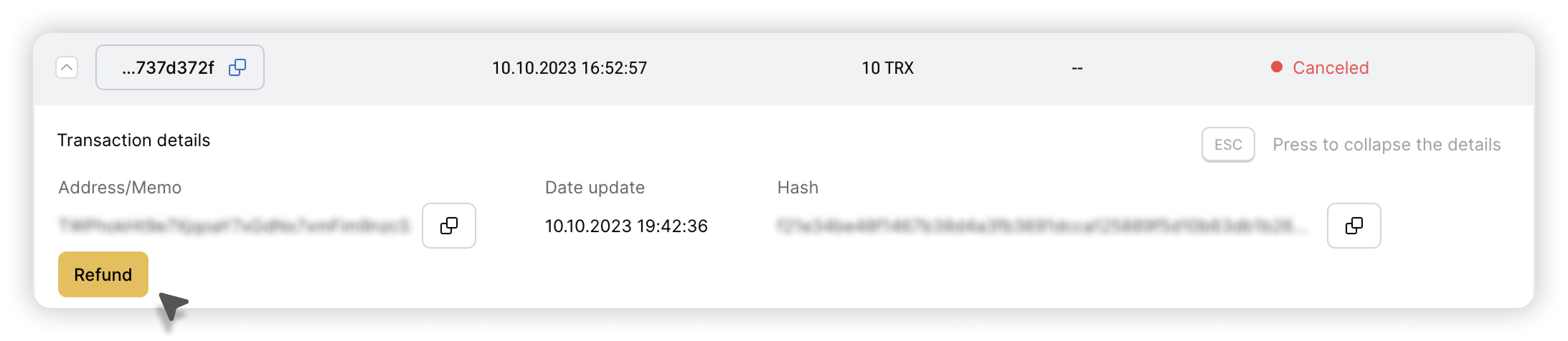 What is Refund? WhiteBIT