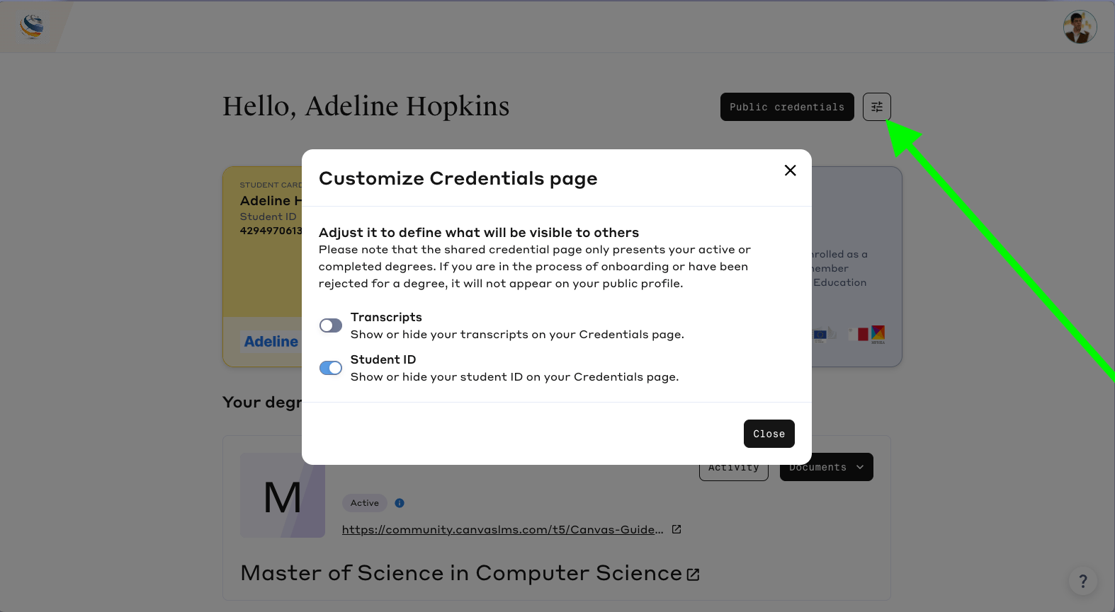 Sharing Your Academic Credentials Certificates, Transcript Woolf
