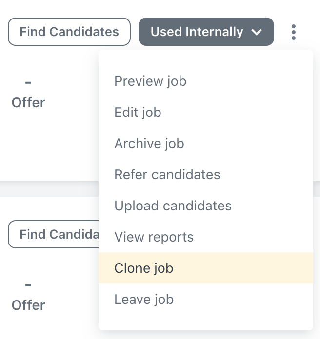 Cloning/copying jobs Workable Support