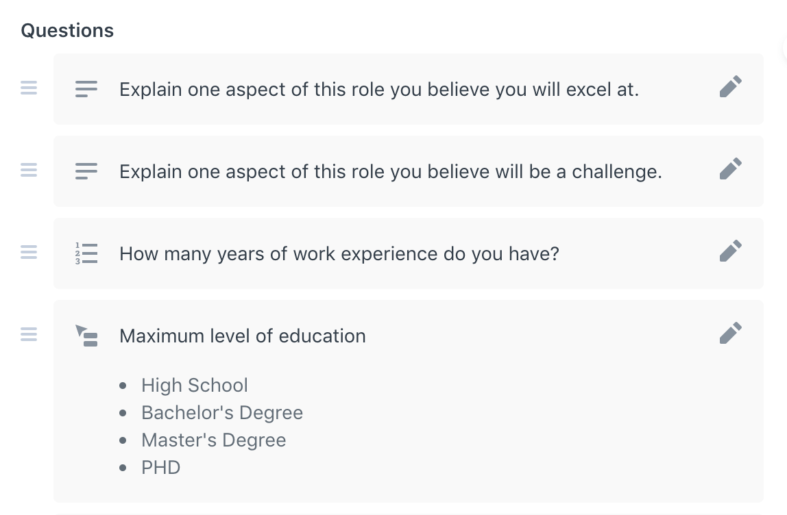 Customizing the application form Workable Support