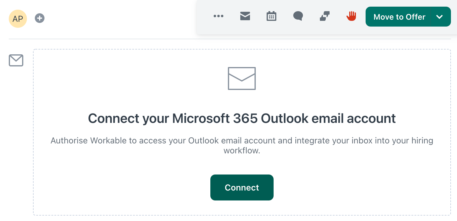 How do I connect/authenticate my email account to Workable? Workable