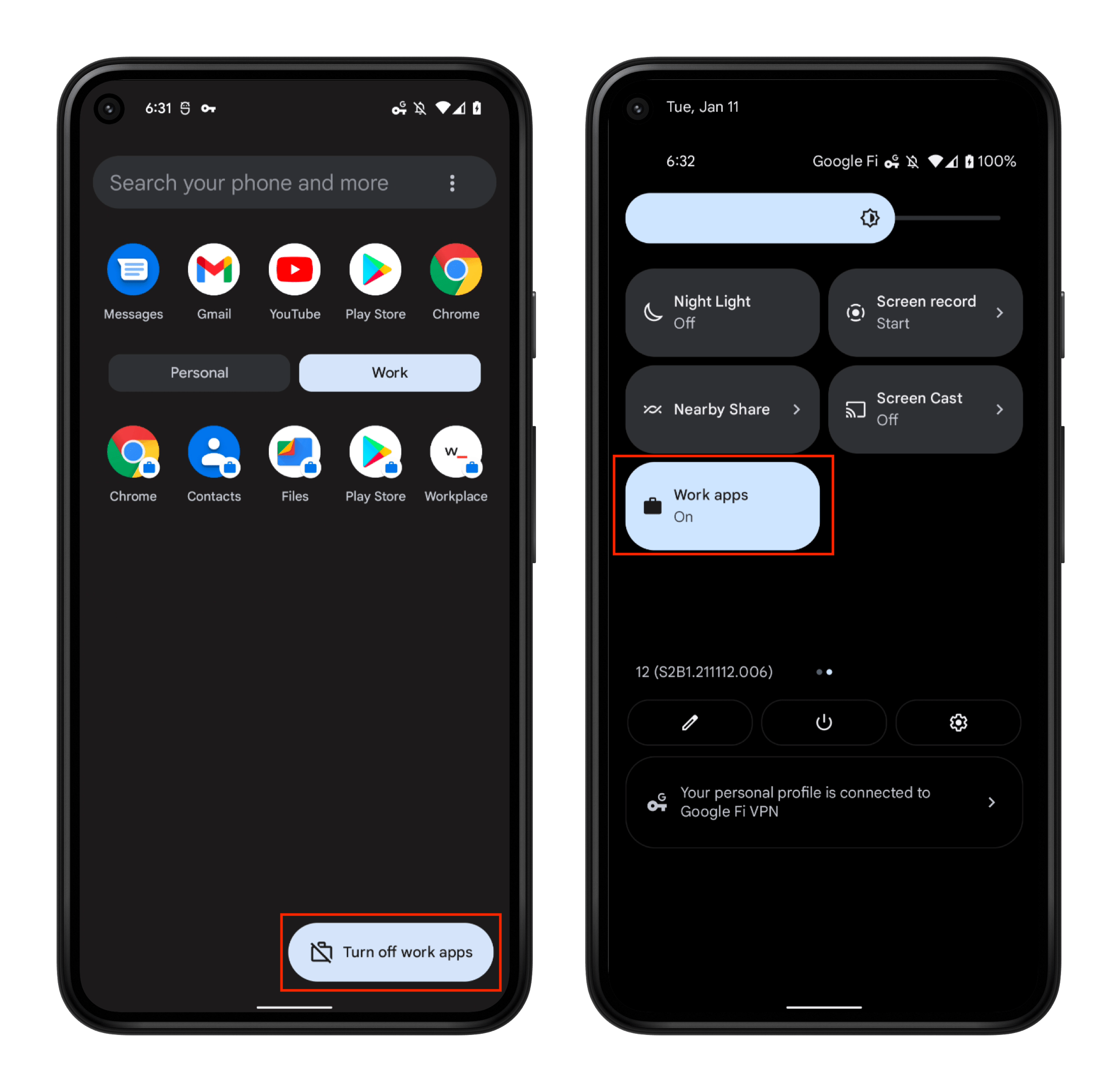 Pausing or Turning on Your Work Profile on Android Workplace Help Center