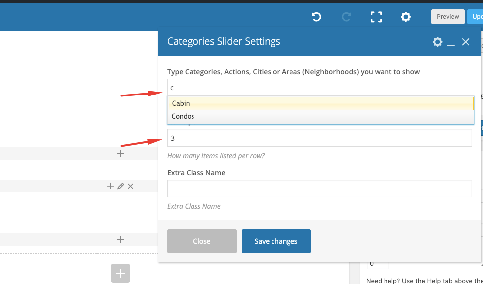 Categories Slider Shortcode WP Rentals Help WP Rentals Help