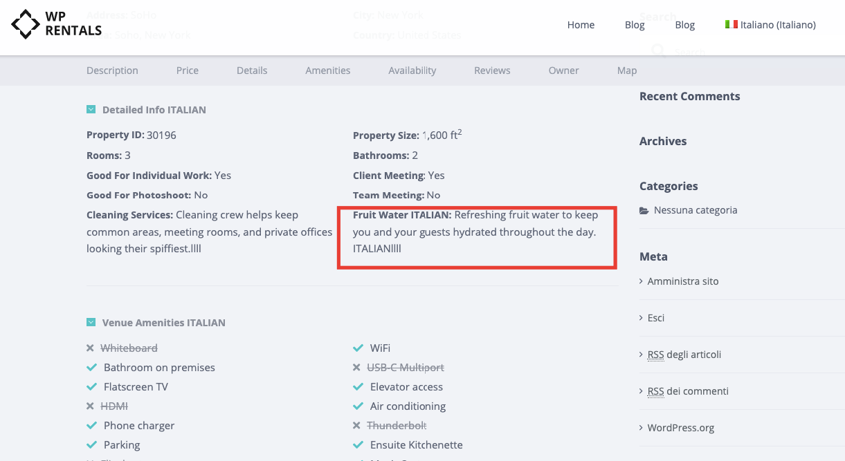 WPML Translate Extra Booking Options + Custom Fields