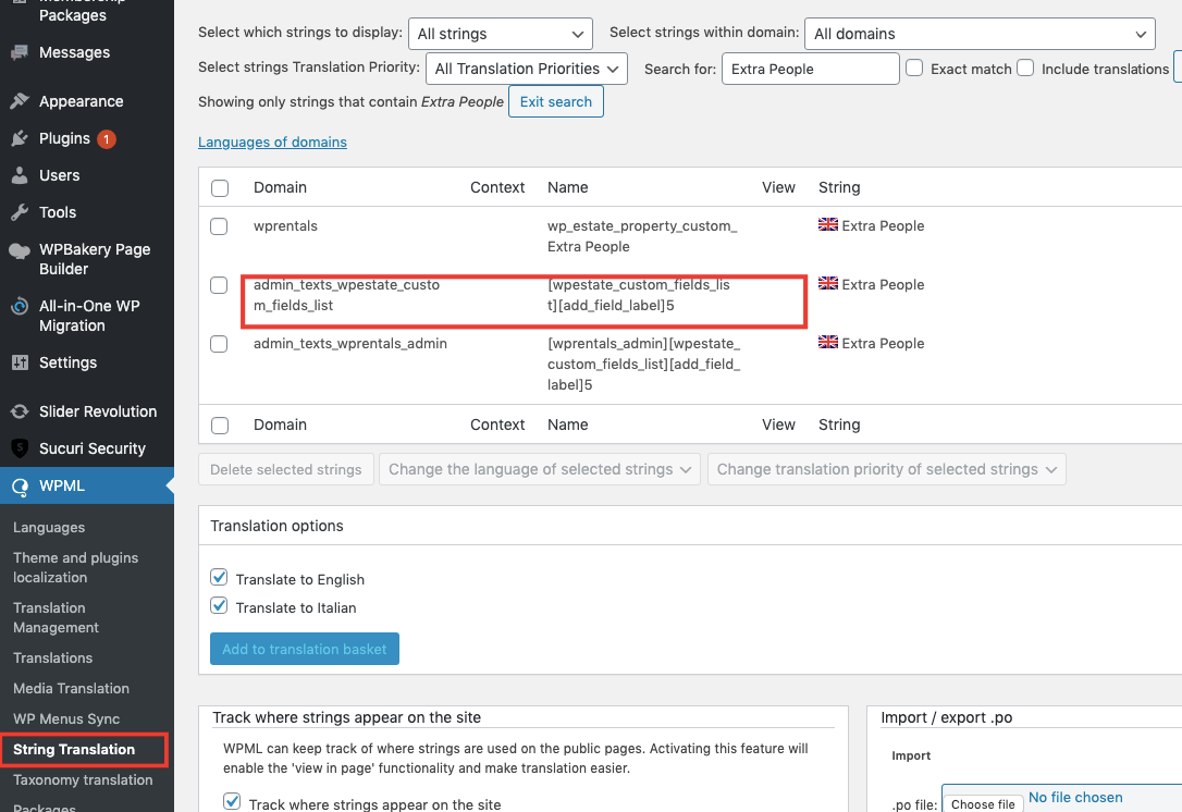 WPML How to translate Custom Fields WP Residence Help