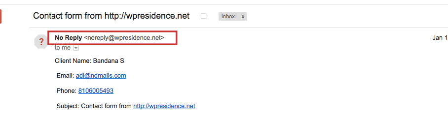 Change "No Reply" and Sender Email WP Residence Help WP