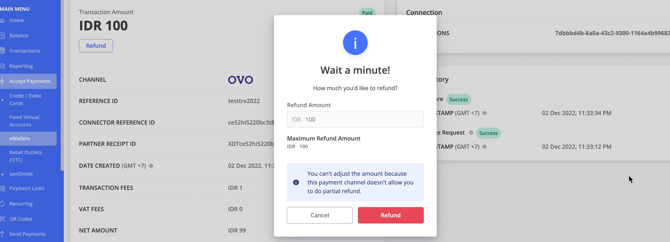 Bagaimana cara melakukan pengembalian dana/refund/void transaksi