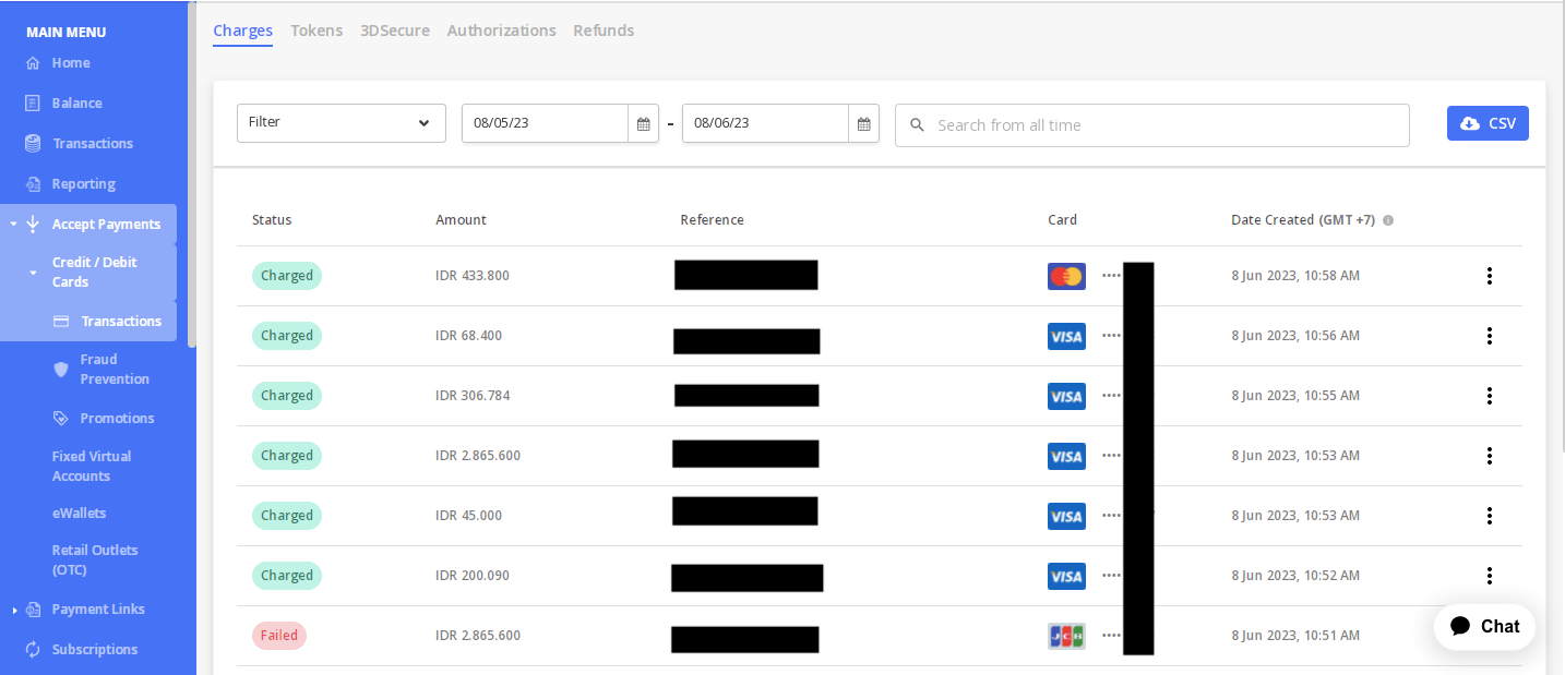 How to check Cards transaction status from Xendit dashboard? Xendit Guide