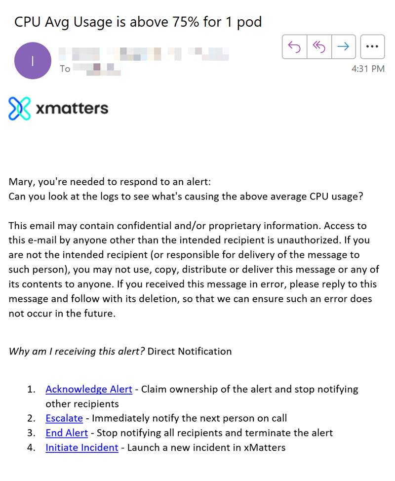 Trigger Alerts by Email