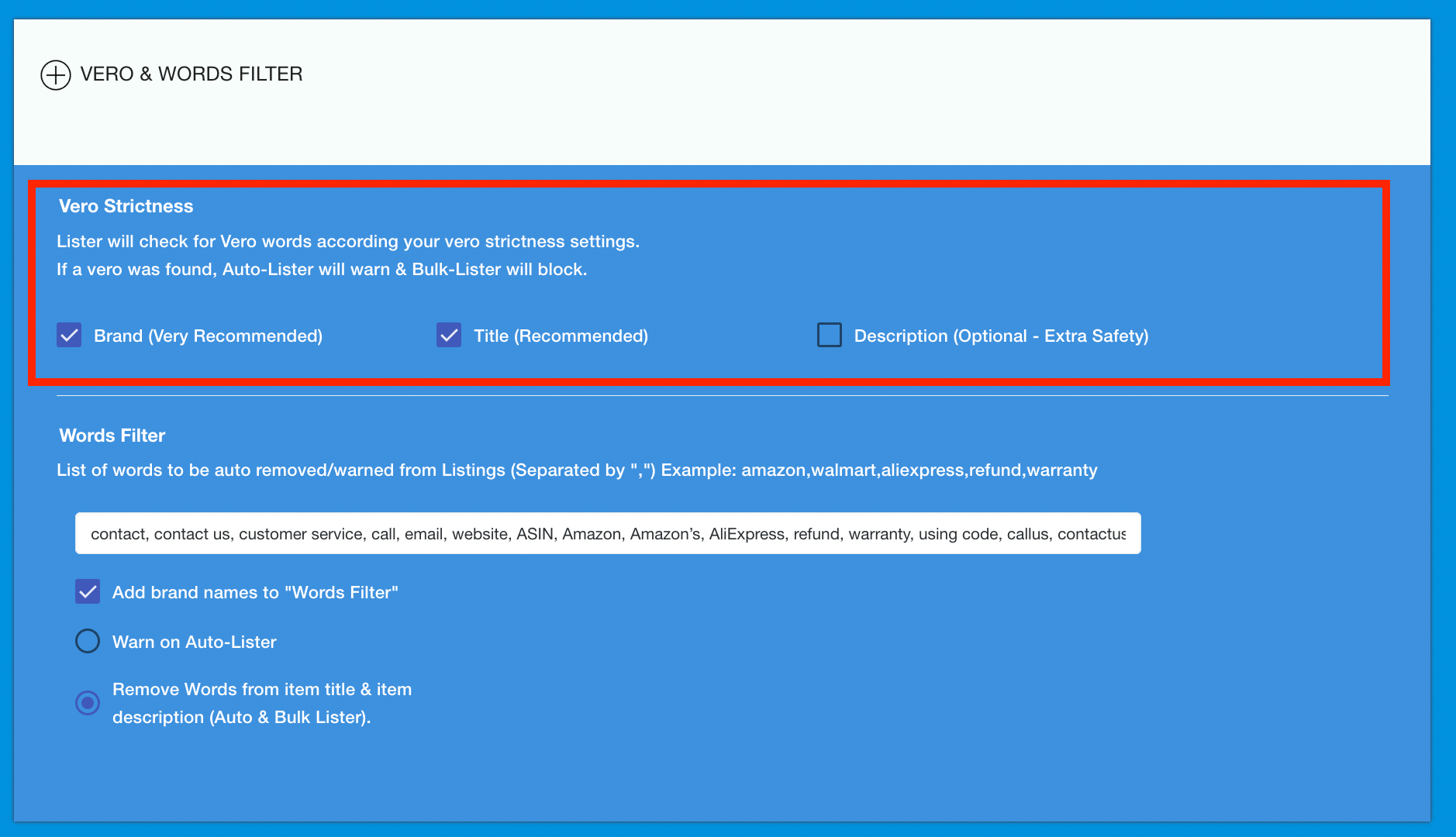 How to Protect Your Store with VeRO and Words Filter? Yaballe