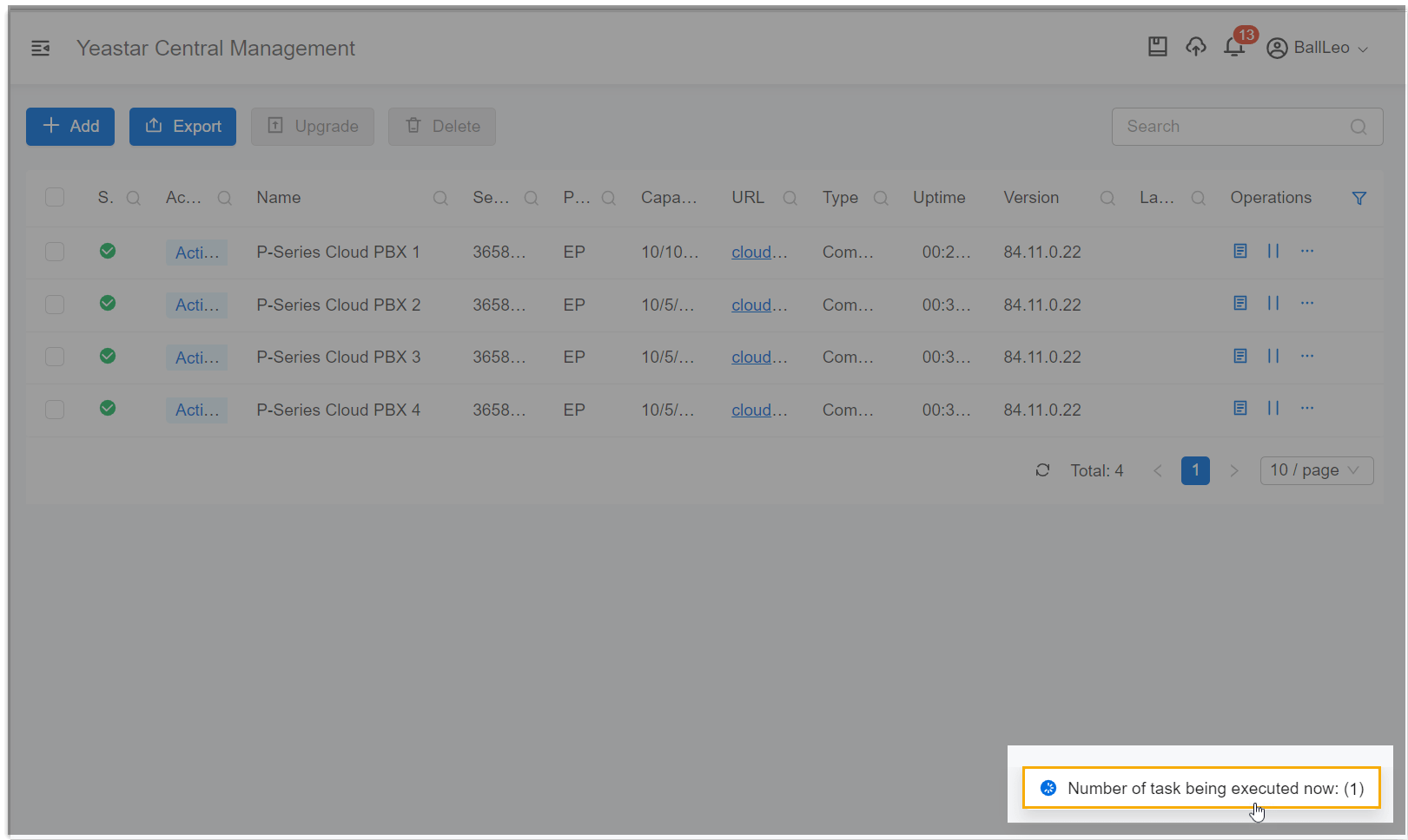 Check or Terminate Executing Tasks