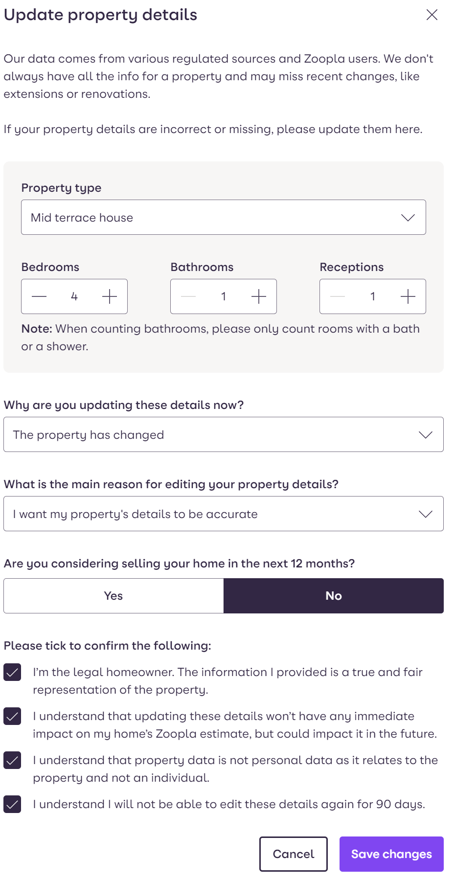 How can I edit or remove property details? Zoopla Help Centre