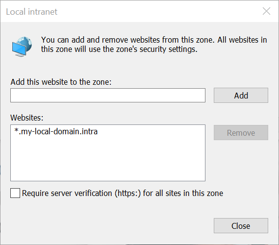 Security Settings for Microsoft Edge Browser Zscaler