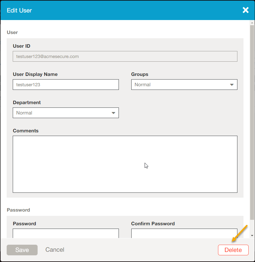 Deleting User Accounts Zscaler