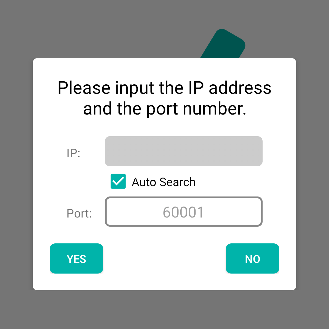 ZOE is prompting for the IP Address & Port Number Z Software