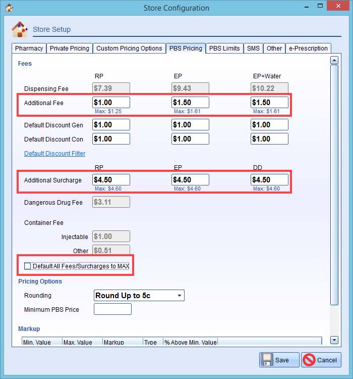 PBS Pricing Z Software