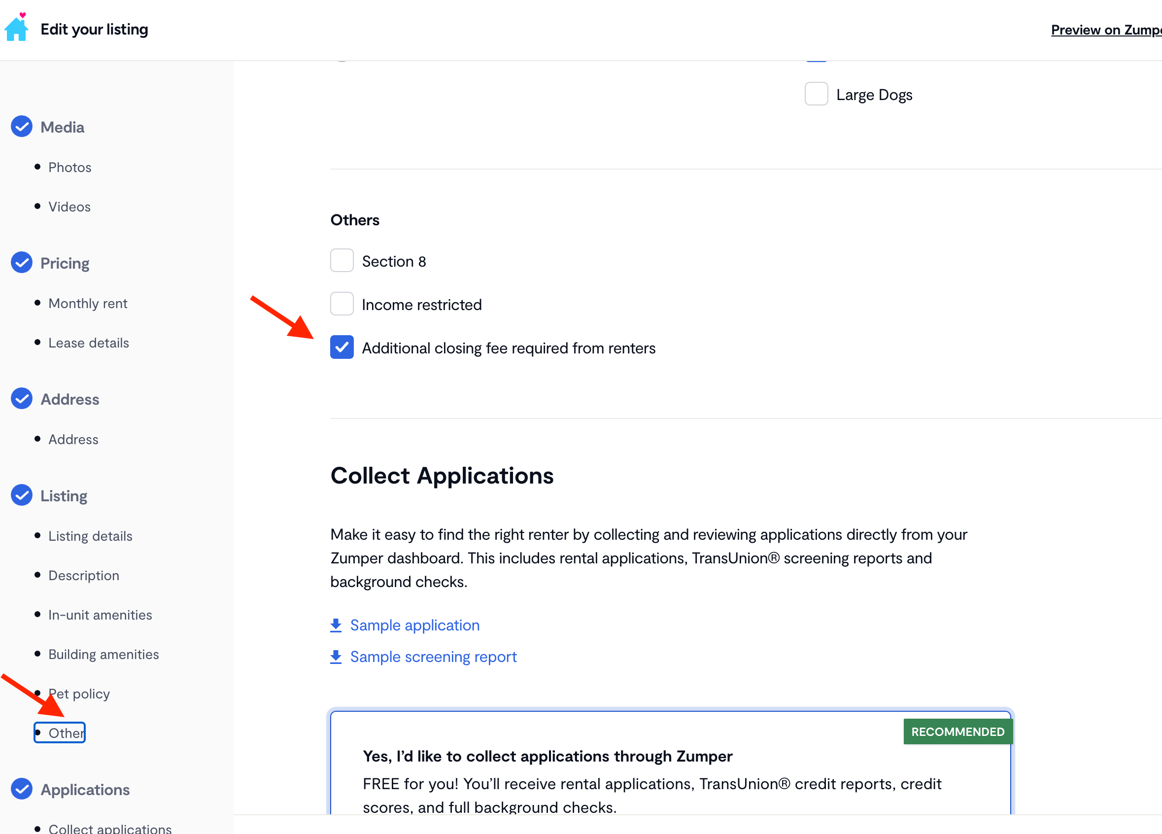 Listing a Property Zumper
