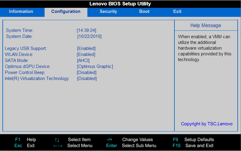Lenovo bios rollback