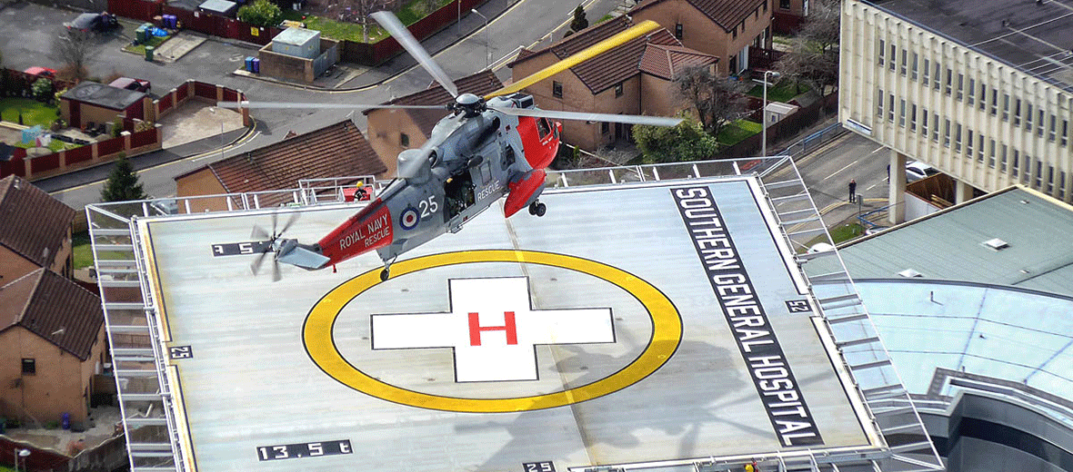 Hospital Helipads for air ambulance helicopters HELP Appeal