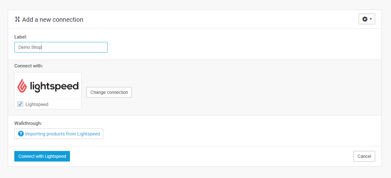 Importing items from Lightspeed Channable