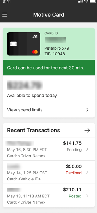 How to unlock a Motive Card assigned to a vehicle? – Motive Help Center