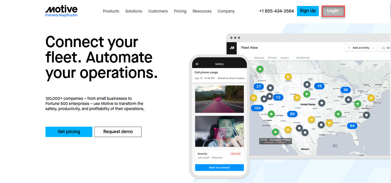 How to log in and log out of Motive website (Fleet Dashboard) Motive