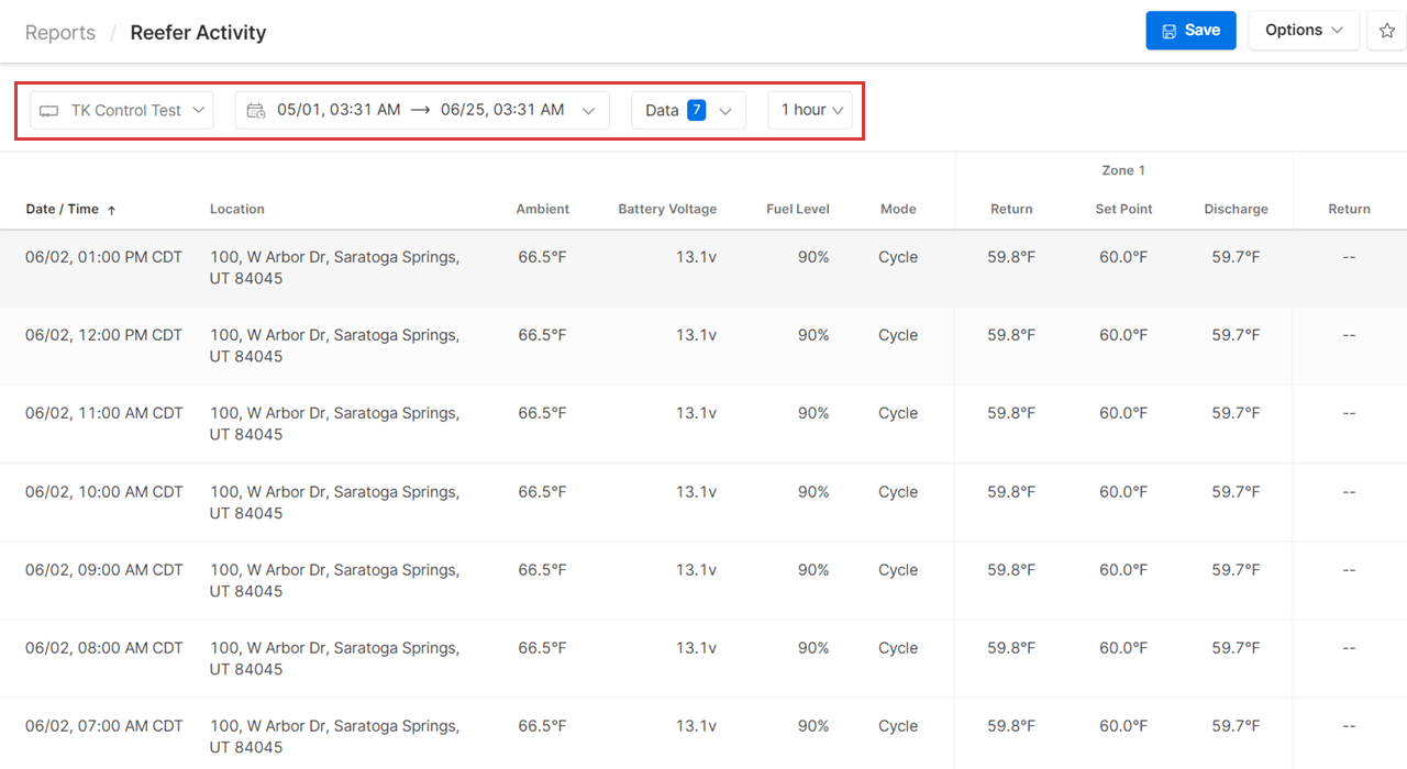 How to view your AG Max Thermo King reefer activity report Motive