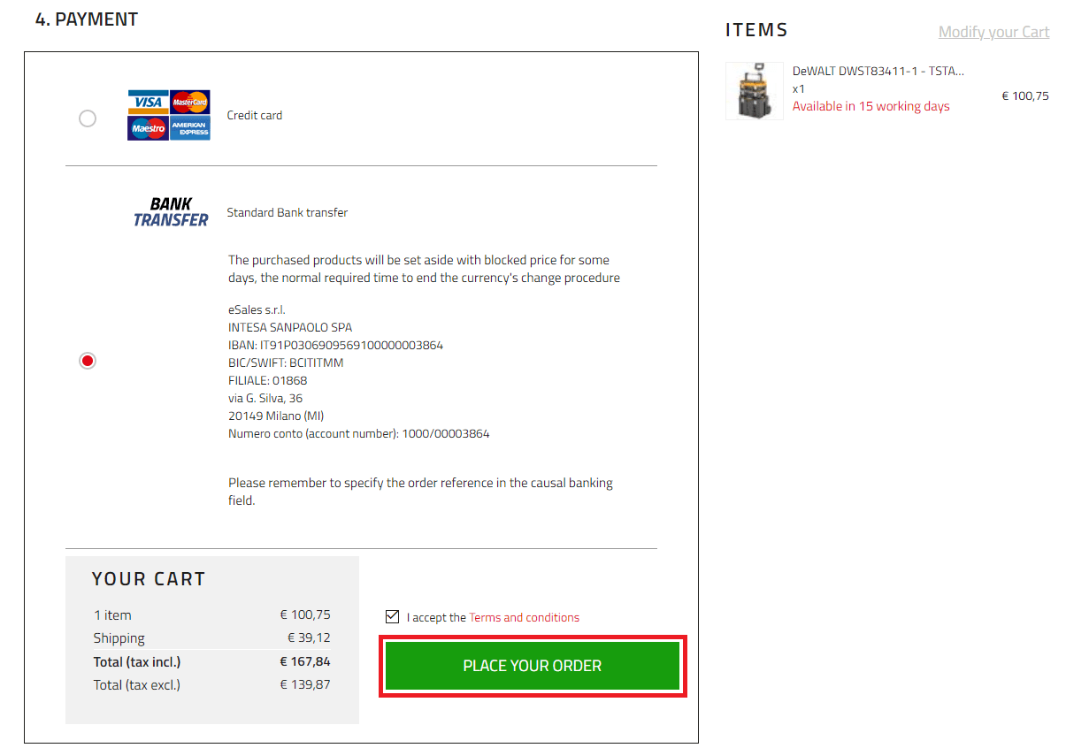 How can I place an order? Mister Worker™ Help Center