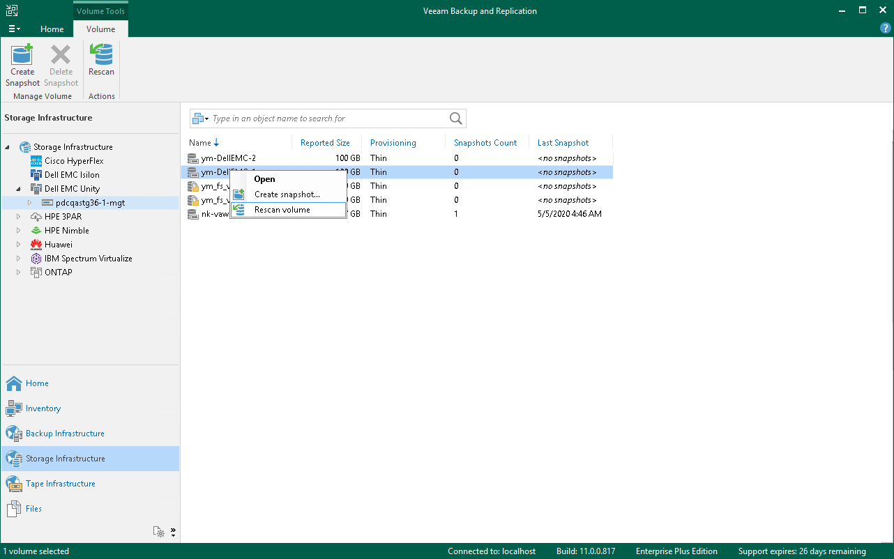 Rescan (Storage Discovery) Process Veeam Backup Guide for vSphere