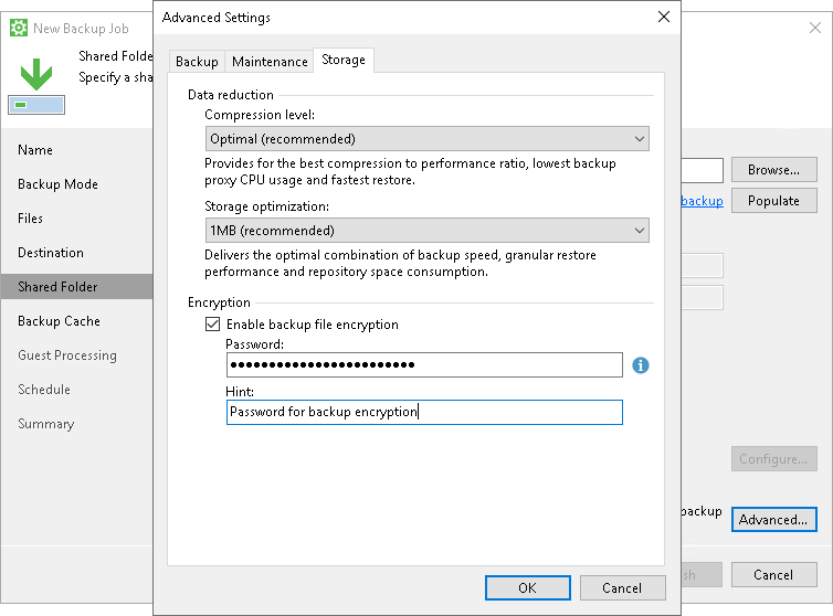 Backup Job Encryption Veeam Agent for Microsoft Windows Guide