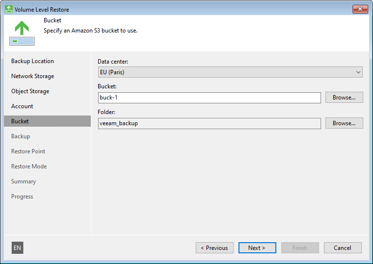 Amazon S3 Settings Veeam Agent for Microsoft Windows Guide