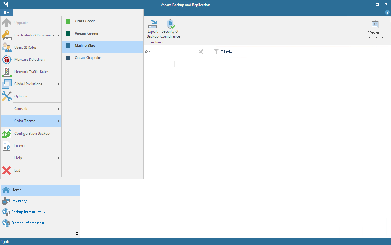 Changing Color Theme User Guide for Microsoft HyperV