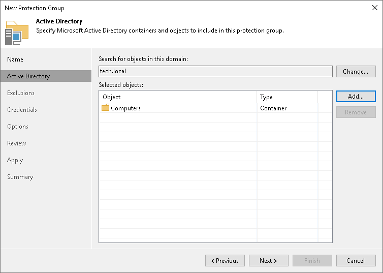 Creating Protection Group Quick Start Guide for Microsoft HyperV