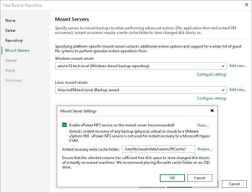 Location of vPowerNFS in Veeam 11 R&D Forums