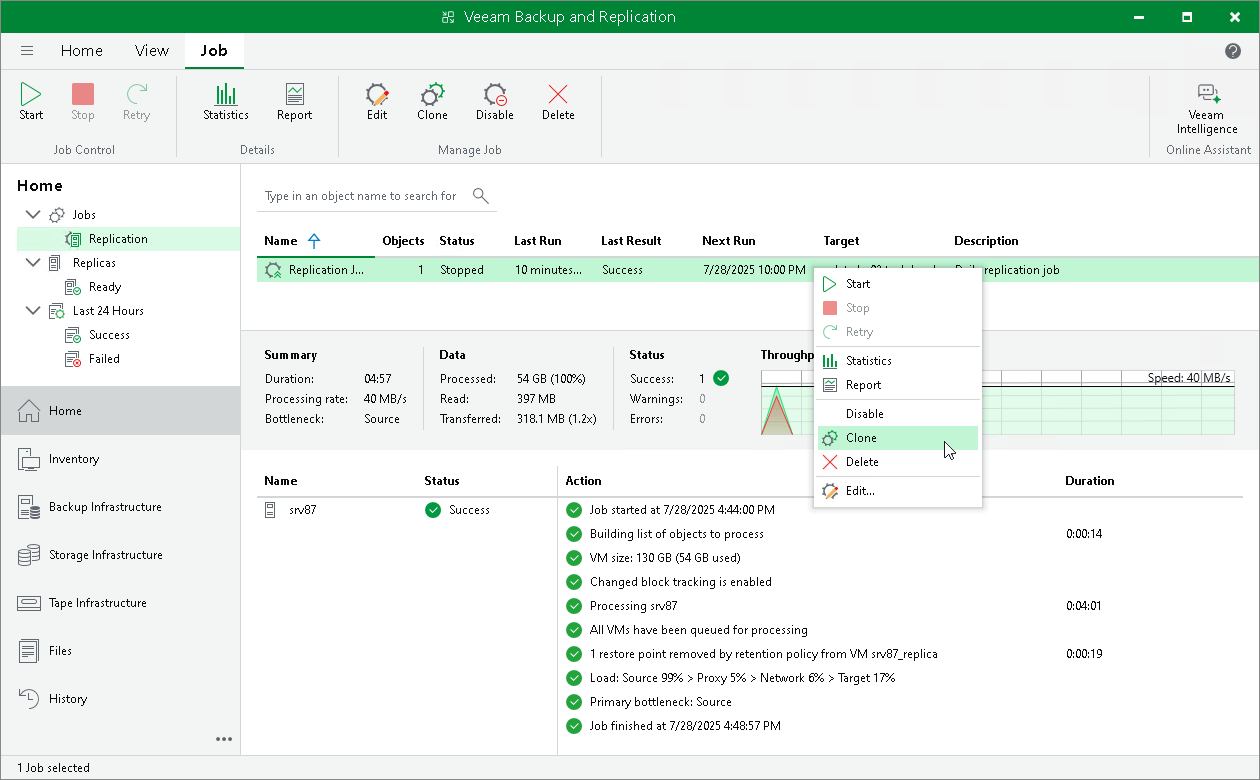 Cloning Replication Jobs User Guide for VMware vSphere