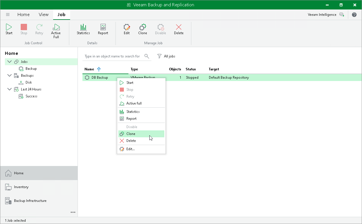 Cloning Jobs User Guide for VMware vSphere