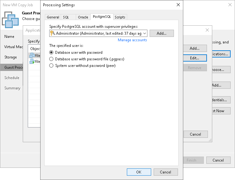 PostgreSQL WAL Files Settings User Guide for VMware vSphere