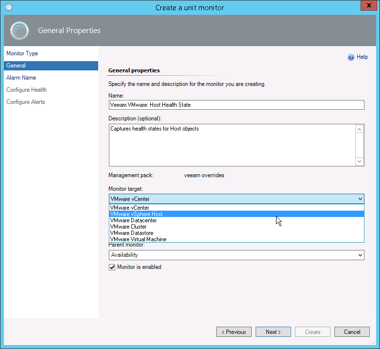 vCenter Alarm Monitor Veeam MP for VMware User Guides