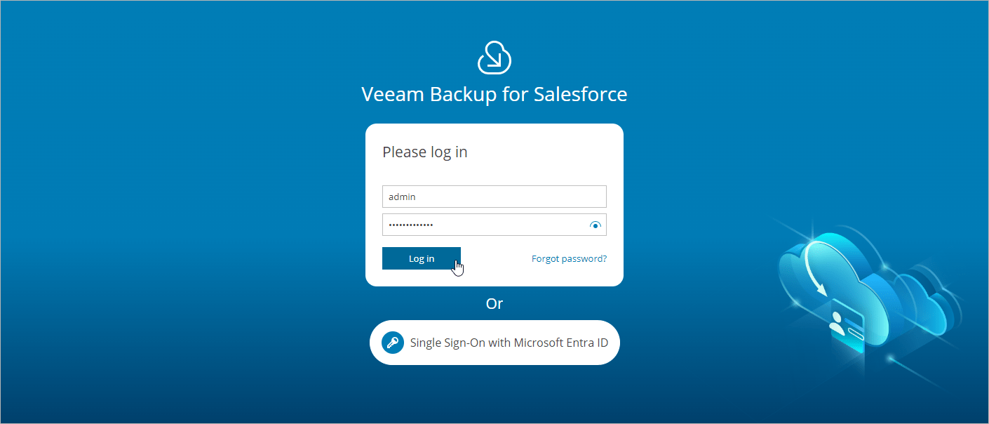 Accessing Veeam Backup for Salesforce Veeam Backup for Salesforce