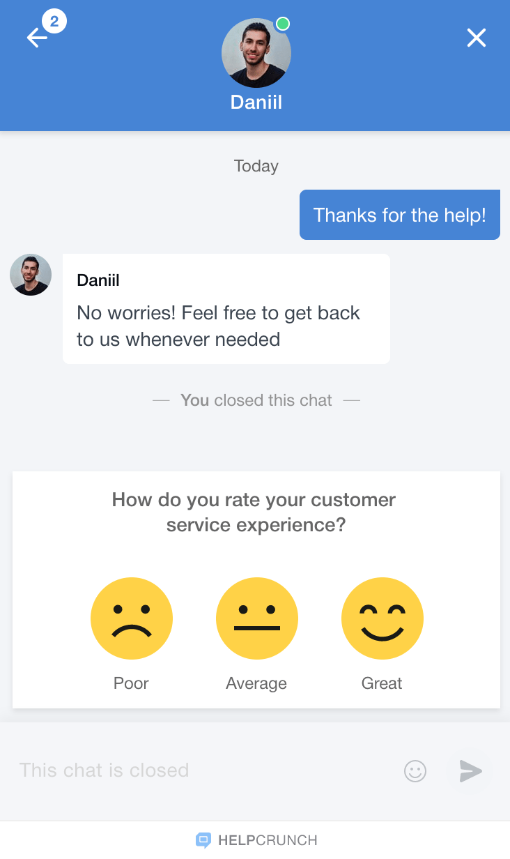 Customer Service via Chat 8 Best Practices to Follow HelpCrunch blog