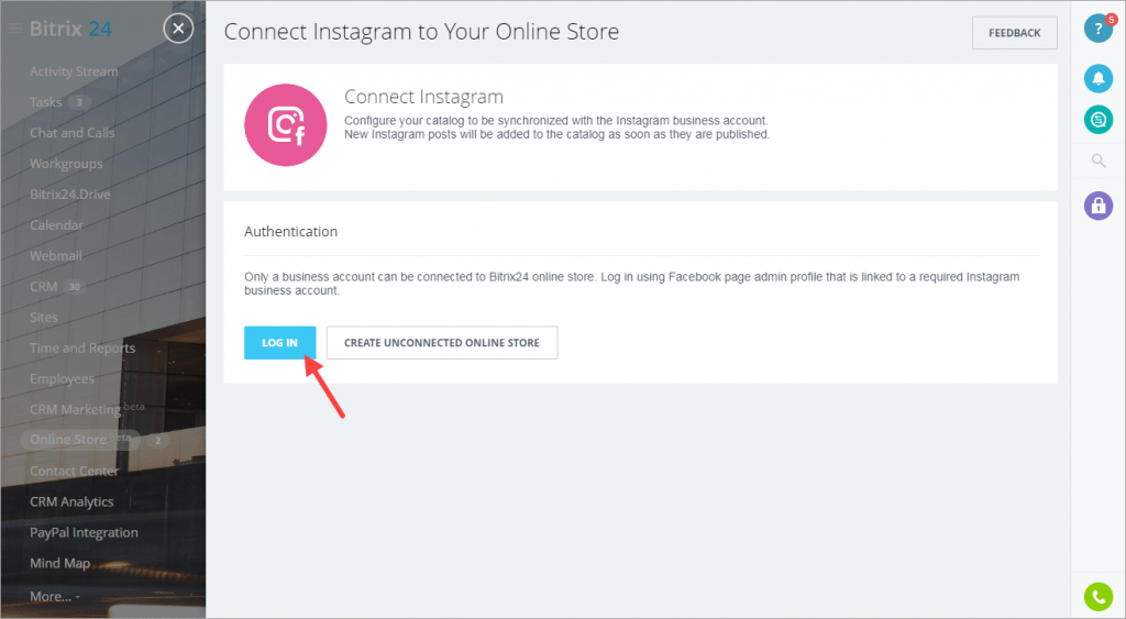 Import products from Instagram to Online Store