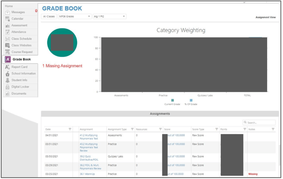Viewing Your Report Card or Grades on StudentVUE Website CPS Help Desk