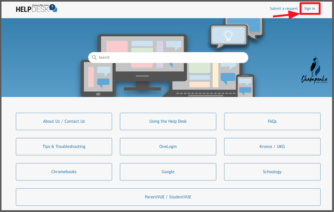 How do CPS families sign in or create a Help Desk account? CPS Help Desk