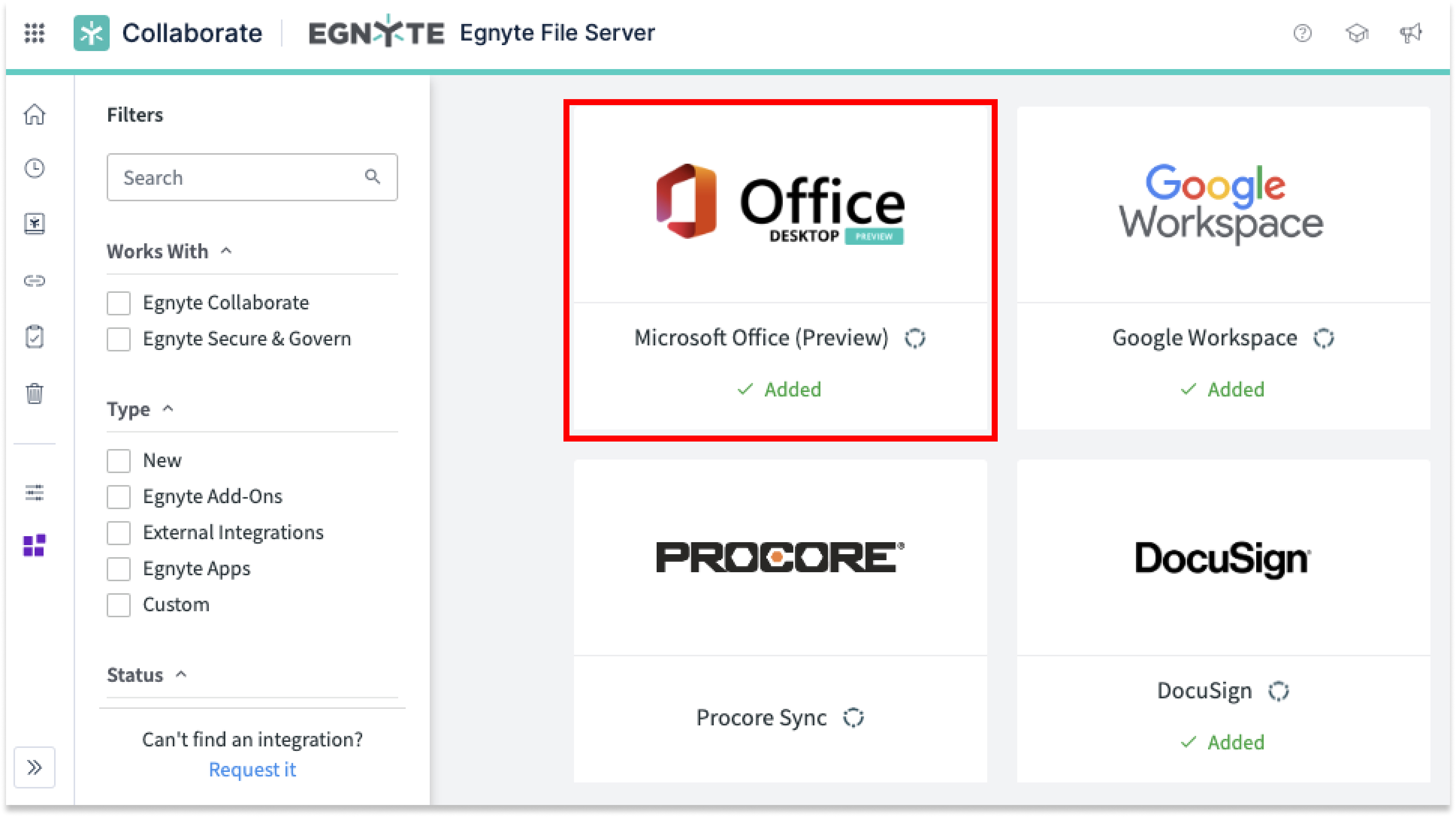 Configure CoEditing for Microsoft Office Desktop (Preview) Egnyte