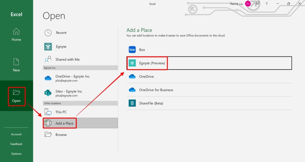 CoEdit Using the Microsoft Office Desktop Egnyte